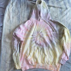 Pastel tie dye hoodie